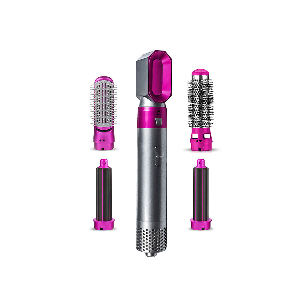 5 In 1 Hot Air Brush Hair Styler Curler Set