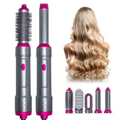 5 In 1 Hot Air Brush Hair Styler Curler Set